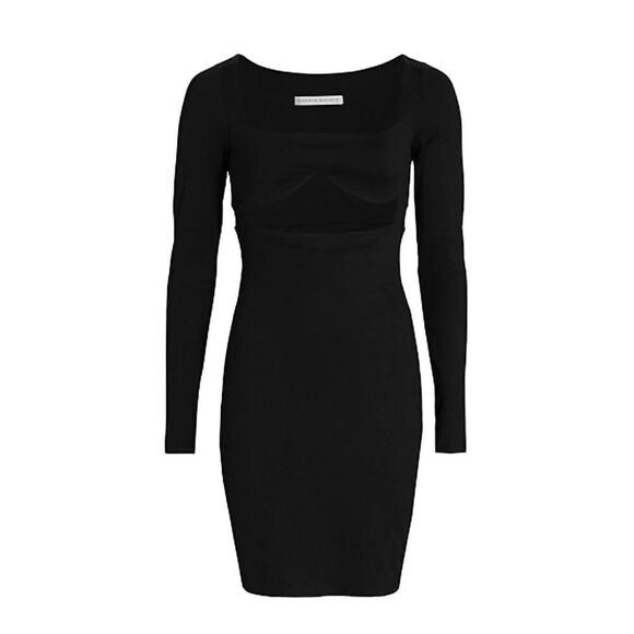 Susana Monaco Cut-out Underwire Bodycon Minidress Black Women's Small NWT - Picture 12 of 12